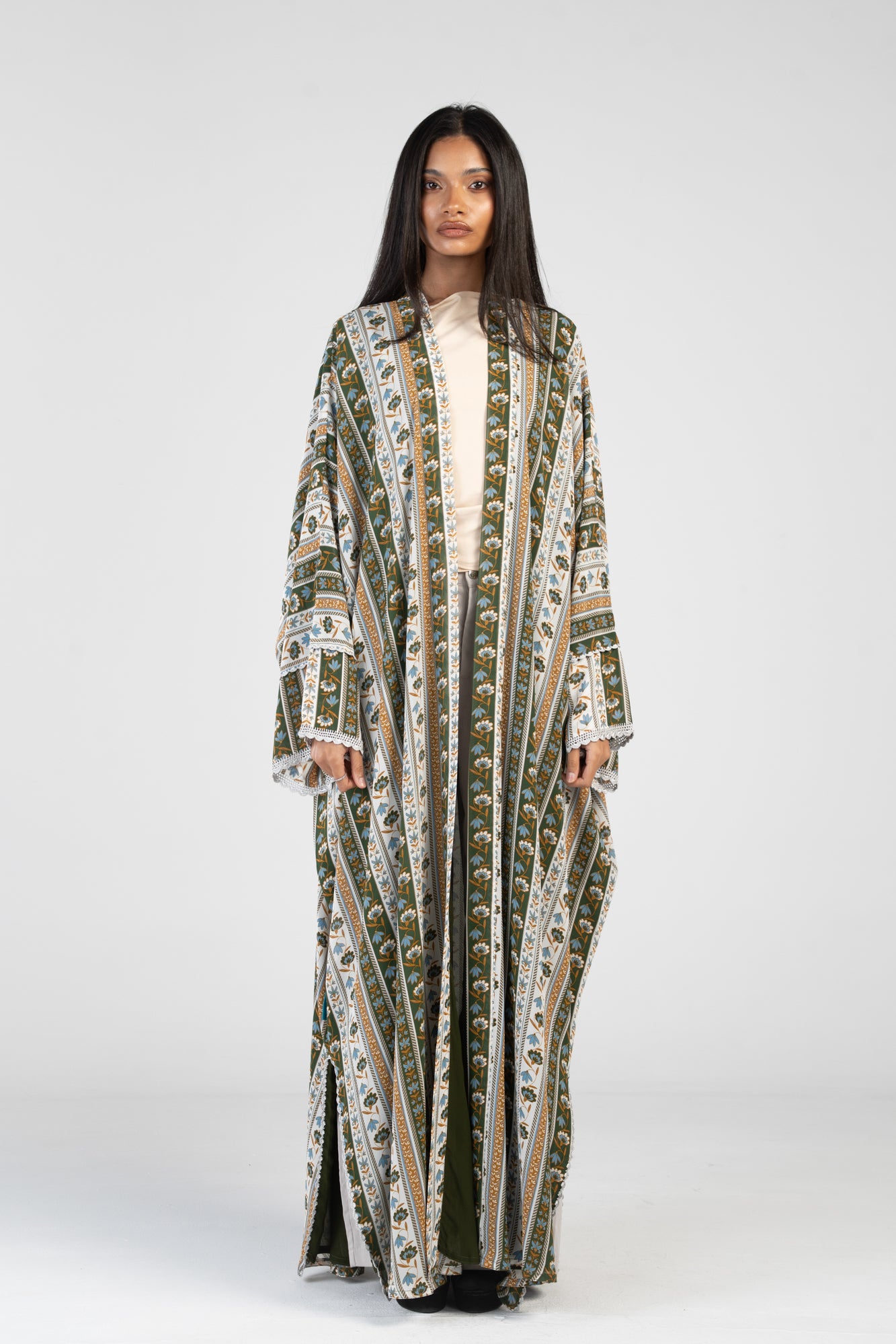 Crochet chiffon- green