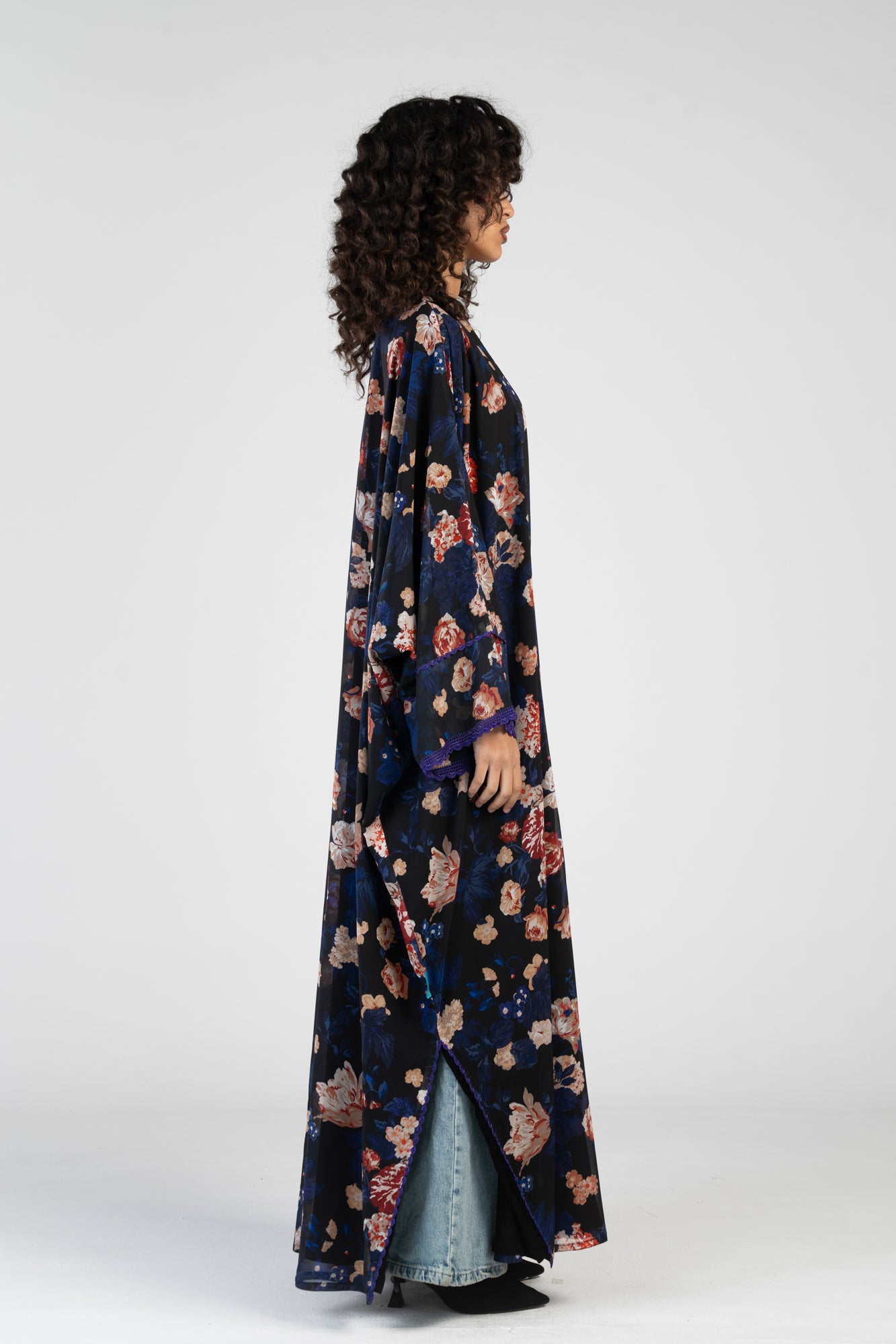 Crochet chiffon- purble