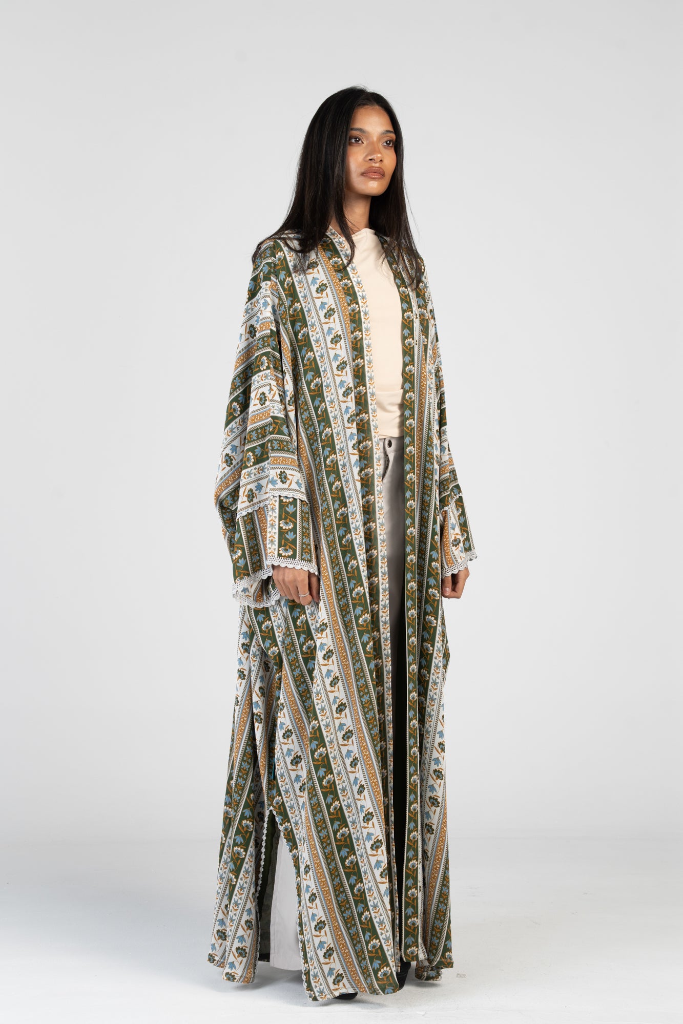 Crochet chiffon- green