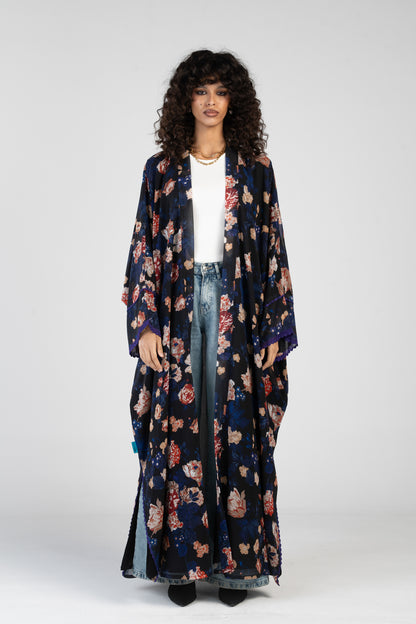 Crochet chiffon- purble