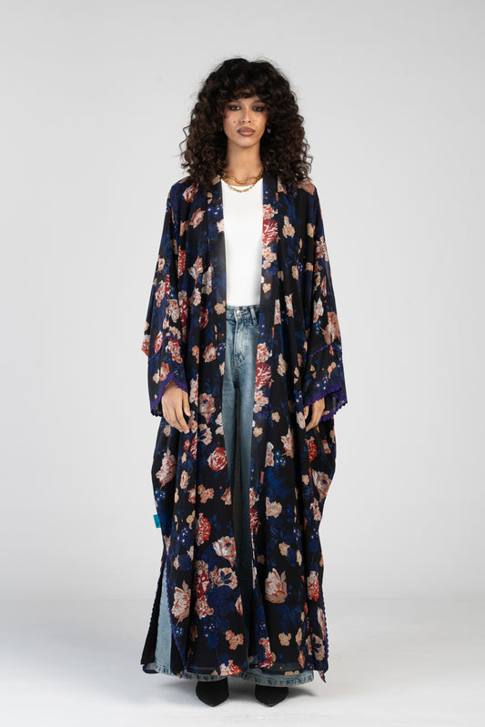 Crochet chiffon- purble