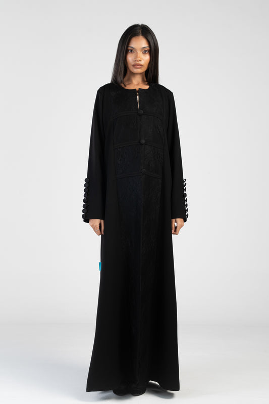 Button lace - black