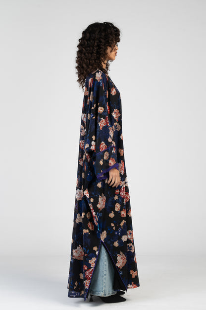 Crochet chiffon- purble